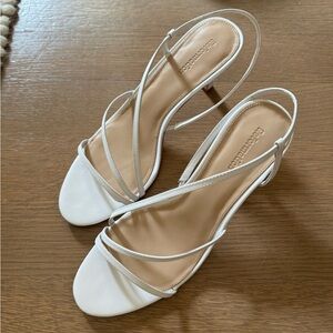 White Reformation Sandals